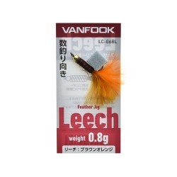 Vanfook Leech LC-06BL 0.8g Brown and Orange