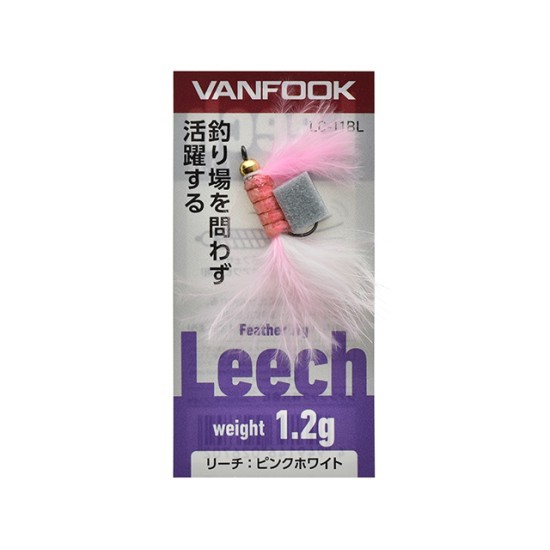 Vanfook Leech LC-11BL 1.2g Pink and White