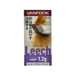 Vanfook Leech LC-16BL 1.2g Brown and Black