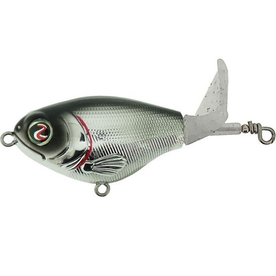 Vobler River2Sea Whopper Plopper 75 7.5cm 16g Chrome Black 44 F