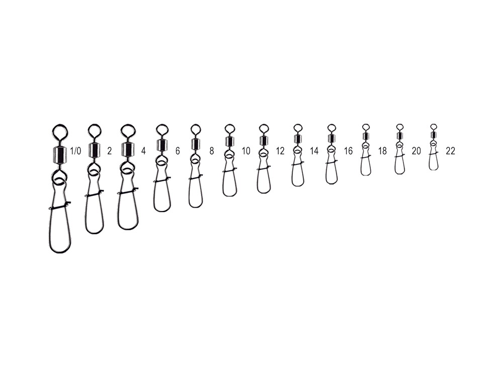 Agrafă cu vârtej Jaxon Strong Duo Lock, #20, 8kg, 10buc/plic
