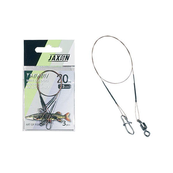 Strună oțel Jaxon Tanami Big Game, 25cm/6kg, 3buc/plic