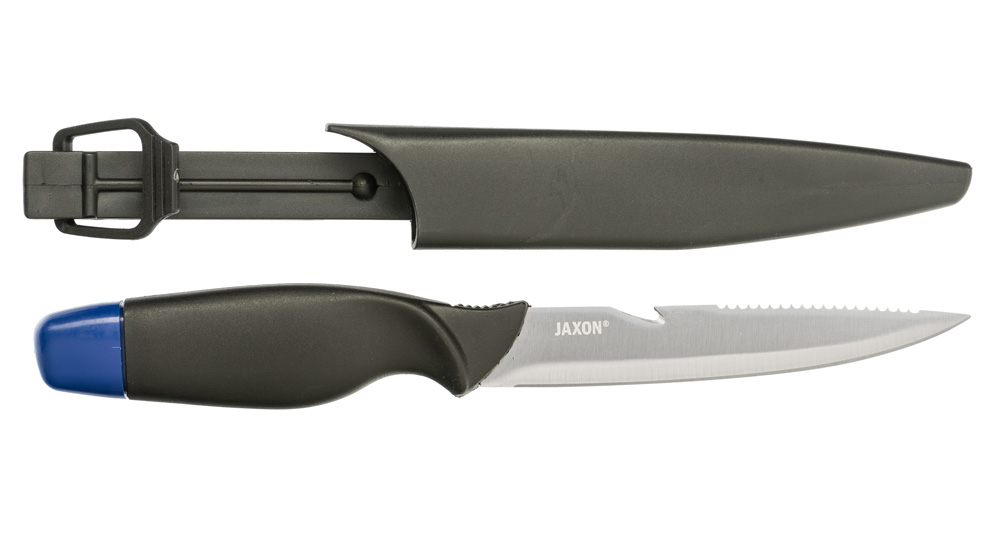 Cuțit pentru filetat + Teacă plastic Jaxon, 26cm