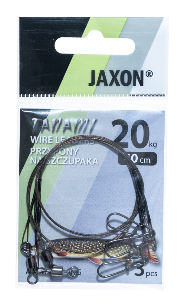 Strună oțel Jaxon Tanami Big Game, 50cm/20kg, 3buc/plic