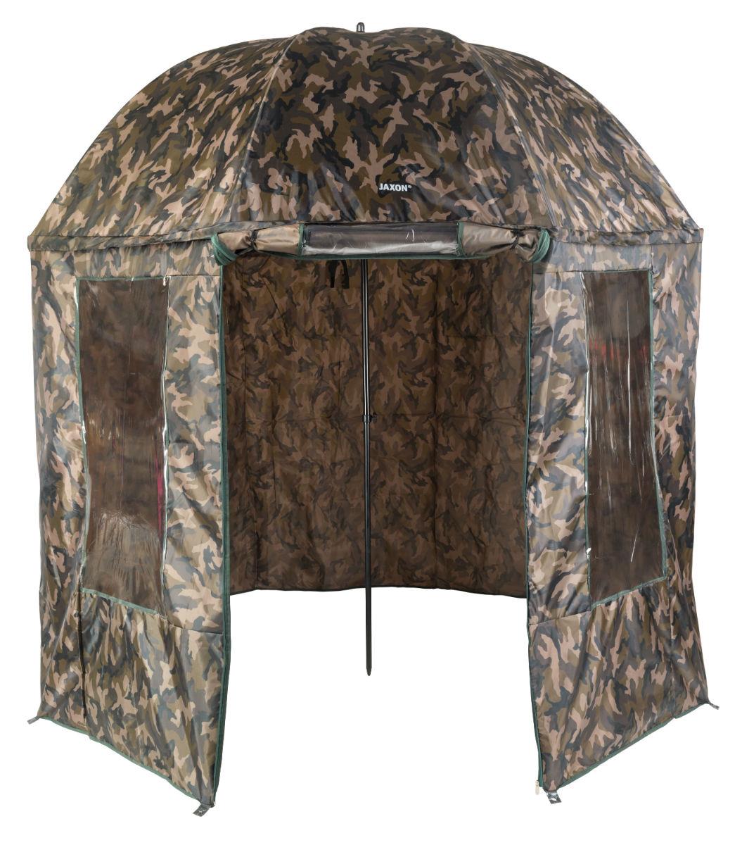 Umbrelă cu paravan Jaxon Model 046, Camou, 250cm