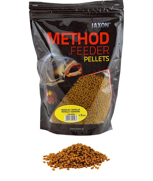 Pelete Jaxon Method Feeder Vanilla 2mm, 500g