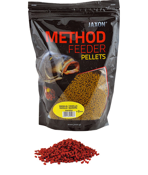 Pelete Jaxon Method Feeder Strawberry 2mm, 500g