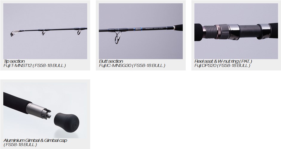 Lansetă Zenaq Fokeeto Bull FS58-18 5'8" 1.76m/650g, 1buc