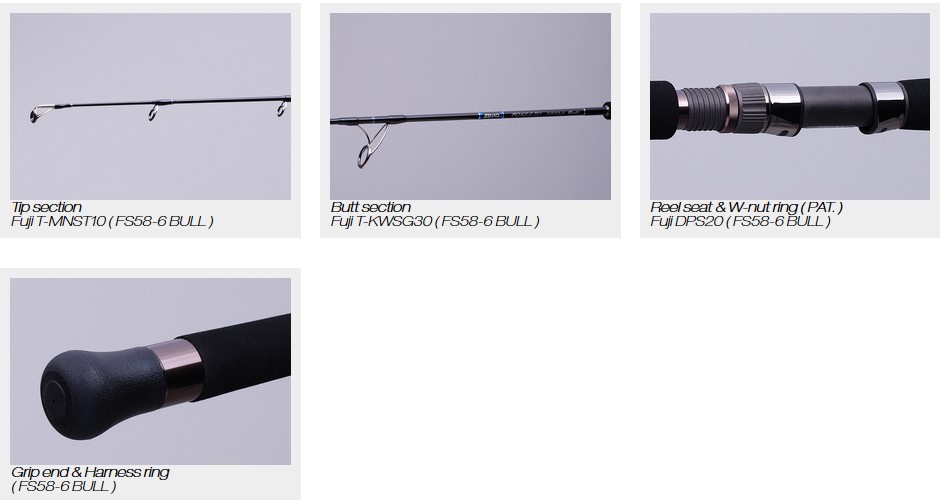 Lansetă Zenaq Fokeeto Bull FS58-6, 1.76m/120-270g, 1buc