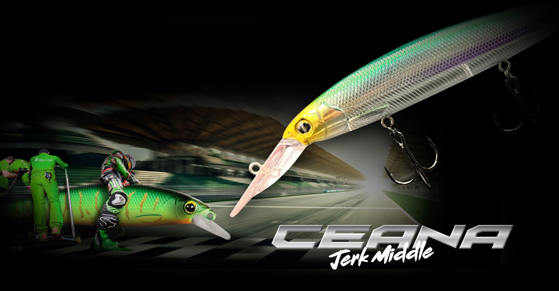 VOBLER MAJOR CRAFT CEANA JERKBAIT 110SPM MIDDLE 11cm 17gr #017 Ghost Tennessee