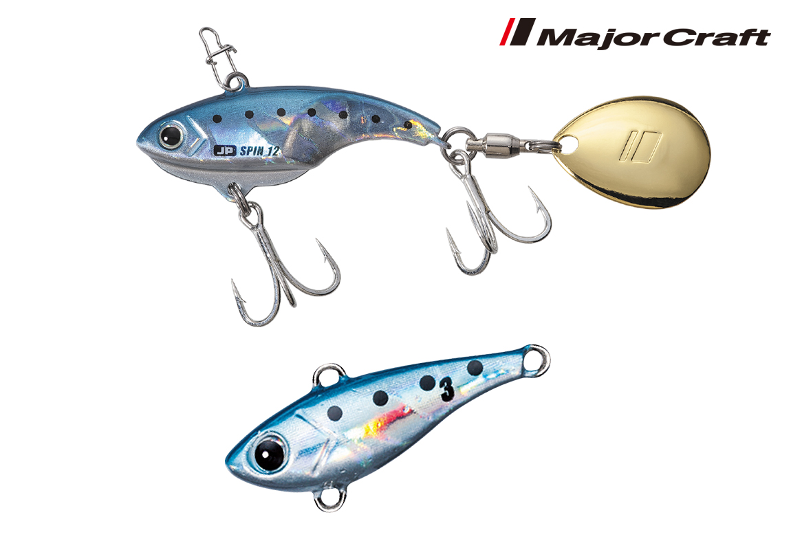 SPINERTAIL MAJOR CRAFT JIGPARA SPIN 3.9cm 12gr #001 Iwashi