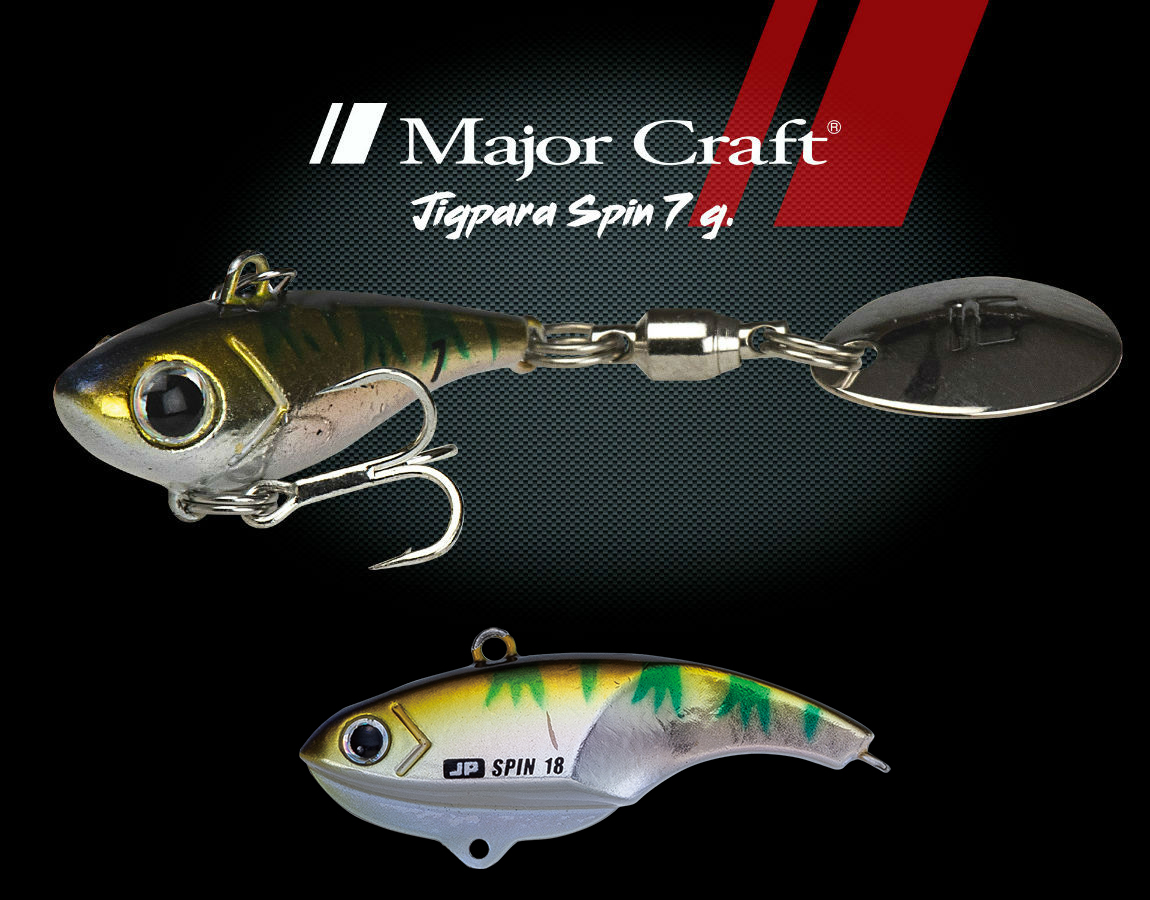 SPINERTAIL MAJOR CRAFT JIGPARA SPIN FW 2.7cm 7gr #001 Oikawa