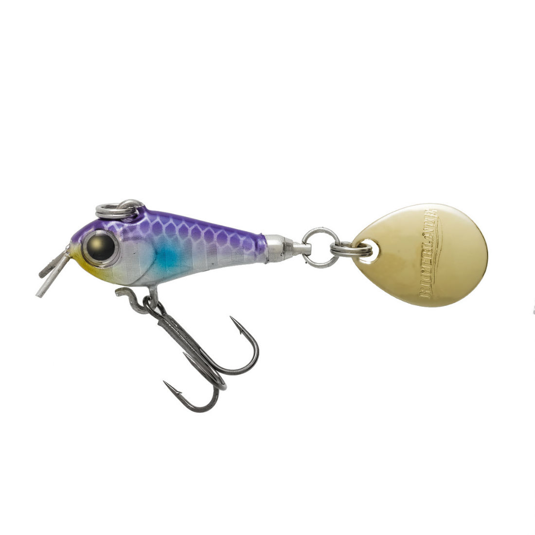 Spinnertail Tiemco Riot Blade, Culoare 04 Purple Gill, 3cm/14g