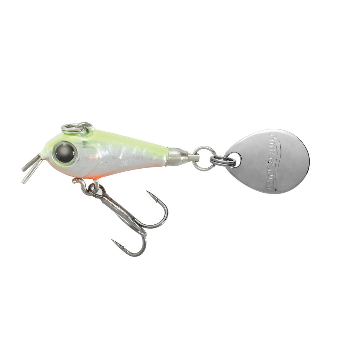 Spinnertail Tiemco Riot Blade, Culoare 08 Chart Back Orange Belly, 2cm/5g