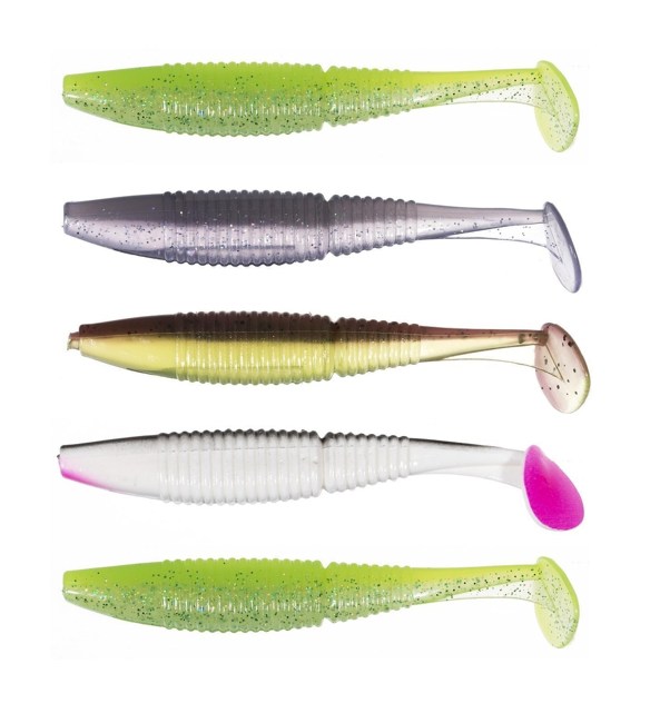 Shad Jaxon Intensa Tron INC,11cm, Culoare MIX, 5buc/plic