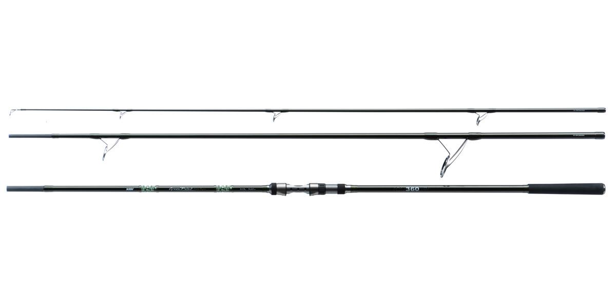 Lansetă Jaxon Green Point Carp Supra, 3.90m/3lbs, 3buc