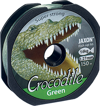 Fir monofilament Jaxon Crocodile Green, 0.22mm/150m