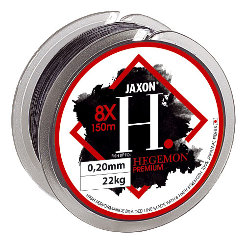 Fir textil Jaxon Hegemon Premium, Dark Grey, 0.12mm/10kg, 150m