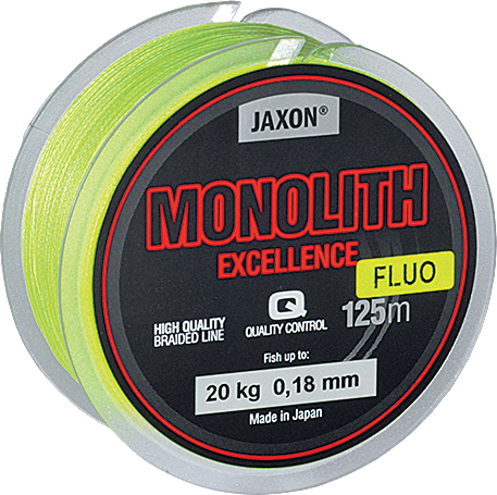 Fir textil Jaxon Monolith Excellence Fluo, 0.18mm/20kg, 125m