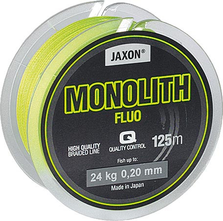 Fir textil Jaxon Monolith Fluo, 0.22mm/26kg, 125m