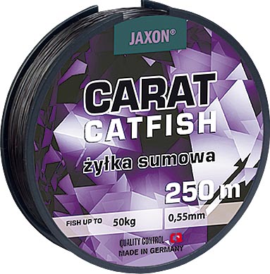 Fir monofilament Jaxon Carat Catfish, Dark Brown, 0.50mm/40kg/250m