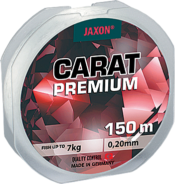 Fir monofilament Jaxon Carat Premium, Transparent, 0.22mm/9kg/150m