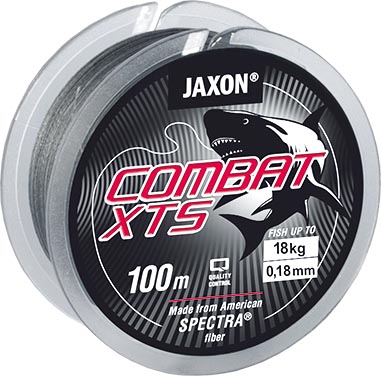 Fir textil Jaxon Combat XTS, Grey, 0.15mm/15kg/1000m