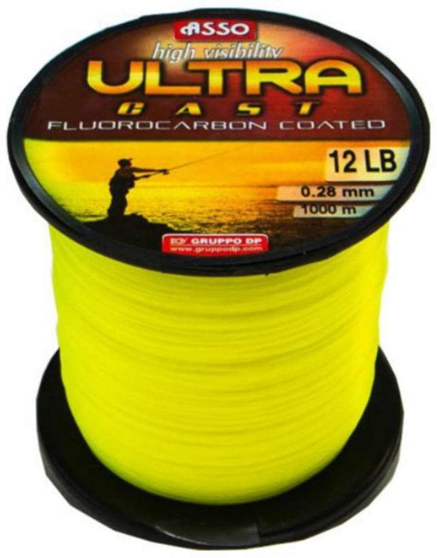 Fir Asso Ultra Cast Galben Fluo 0.20mm 1000m