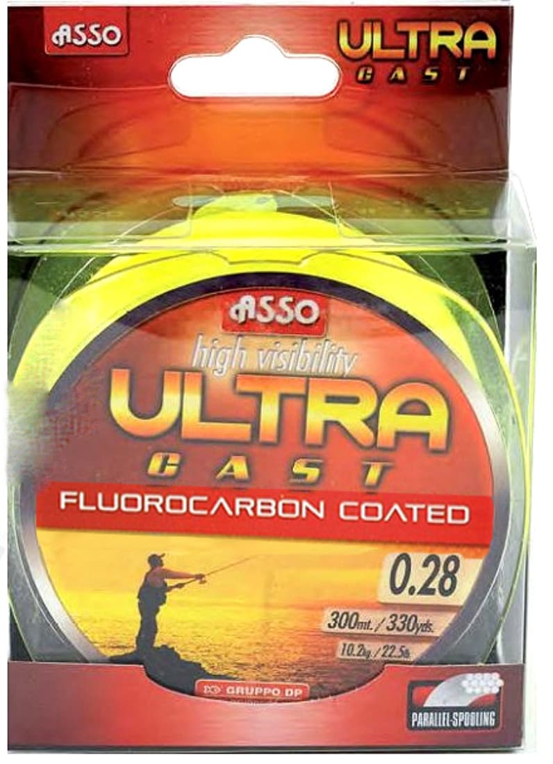 Fir Asso Ultra Cast Galben Fluo 0.22mm 300m