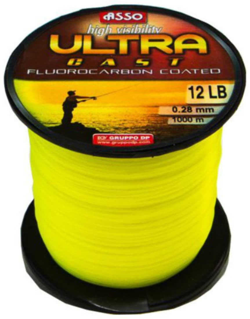 Fir Asso Ultra Cast Galben Fluo 0.28mm 1000m