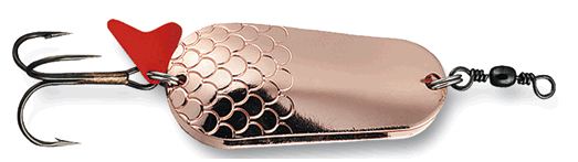 Linguriță oscilantă DAM Effzett Twin, Copper-Copper, 4.5cm/16g