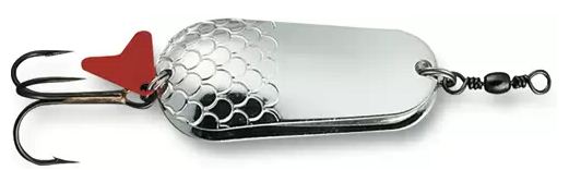 Linguriță oscilantă DAM Effzett Twin, Silver-Silver, 4.5cm/16g