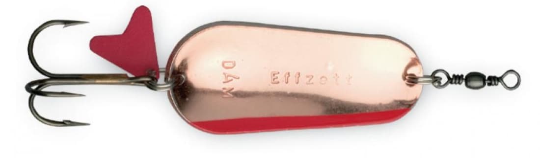 Linguriță oscilantă DAM Effzett Standard, Silver-Copper, 6.5cm/30g