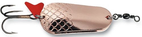 Linguriță oscilantă DAM Effzett Twin, Silver-Copper, 6.5cm/30g