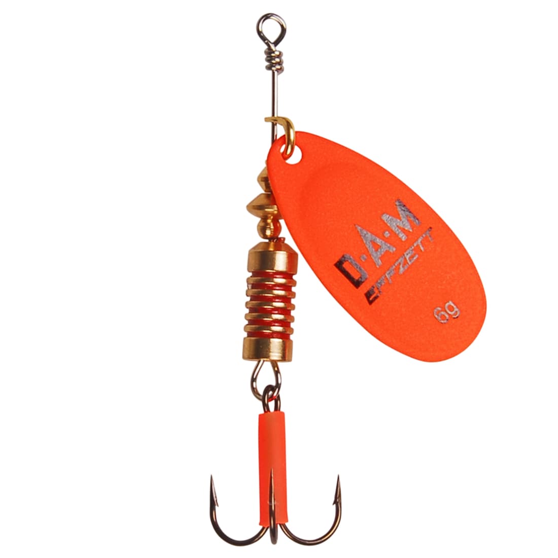 Linguriță rotativă DAM Effzett, Fluo Orange, 10g
