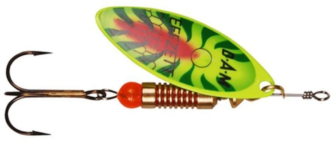 Linguriță rotativă DAM Effzett Predator, Fire Shark, 4g
