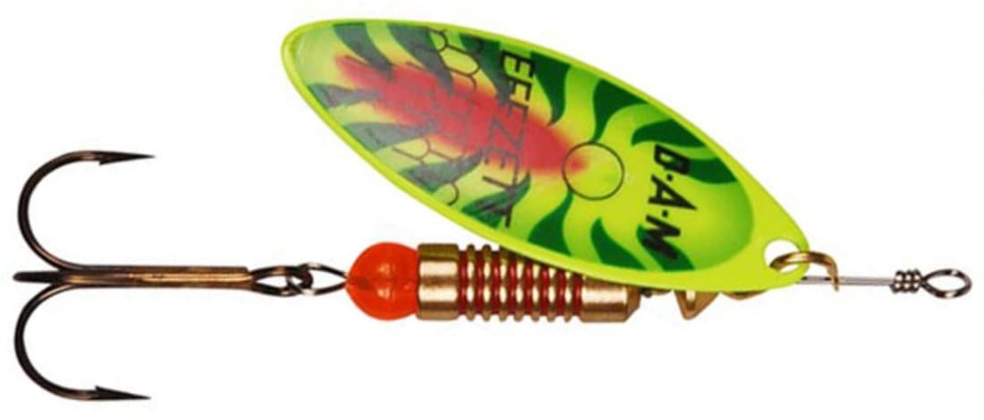Linguriță rotativă DAM Effzett Predator, Fire Shark, 7g