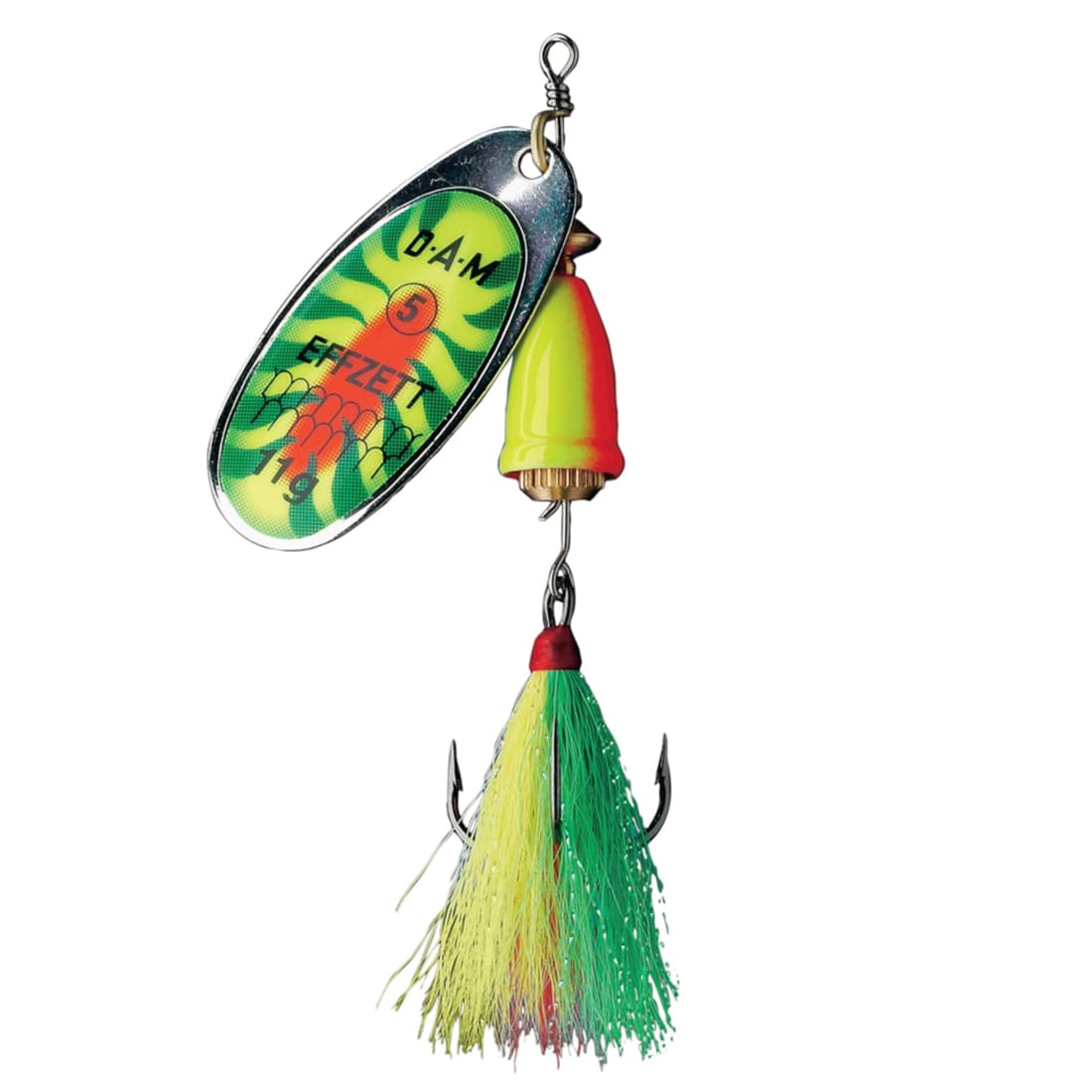 Linguriță rotativă DAM Effzett Executor Dressed, Fire Shark, 4g