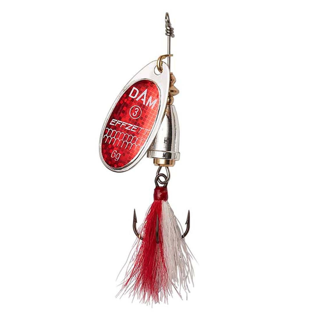 Linguriță rotativă DAM Effzett Executor Dressed, Reflex Red, 4g