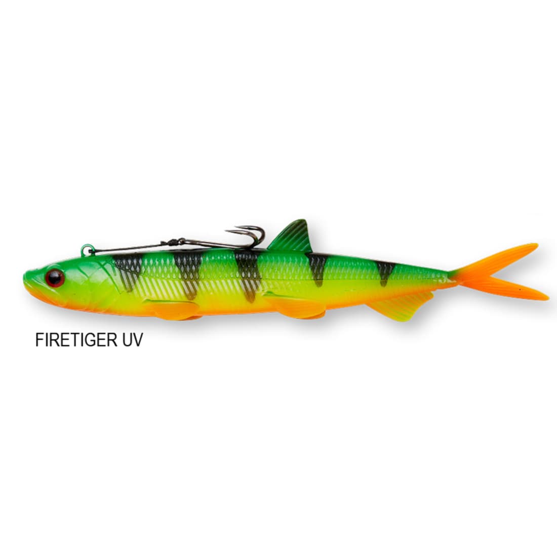 Shad Madcat Pelagic Cat Lure 21cm 75g Firetiger UV Sinking