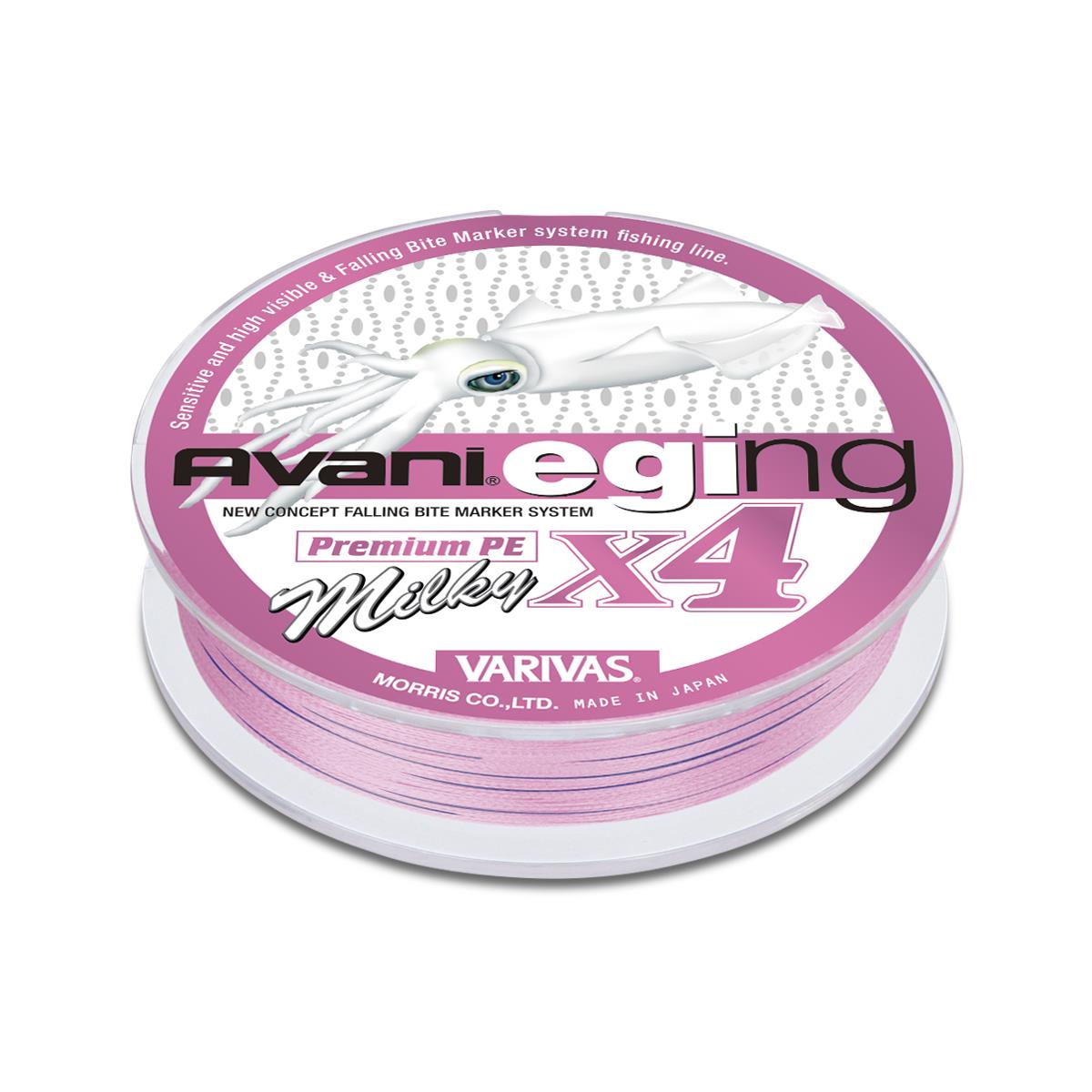FIR AVANI EGING PREMIUM PE X4 150m 18lbs Milky Pink