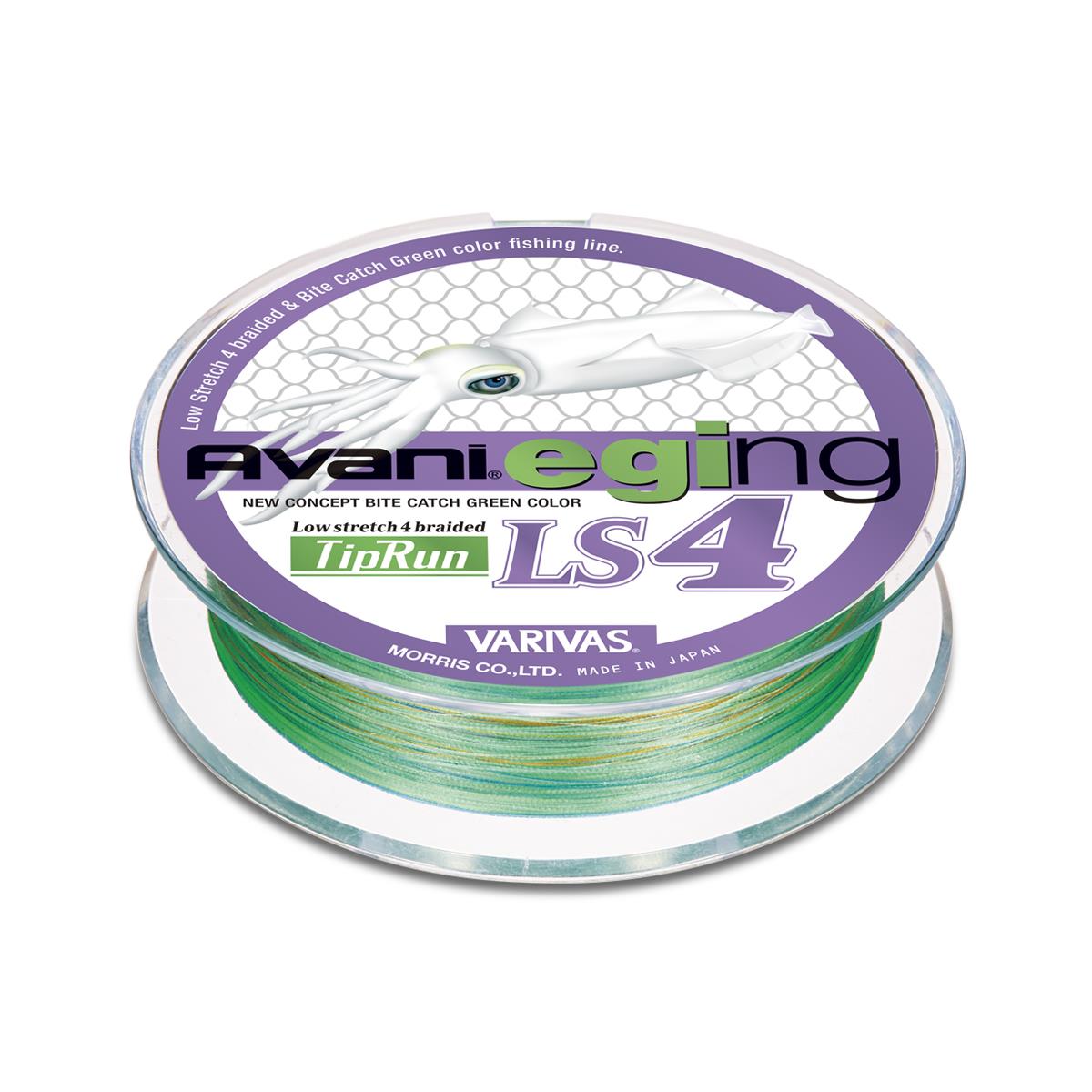 FIR AVANI EGING LS4 PE TIP RUN 200m 10lbs Marking Fluo Green