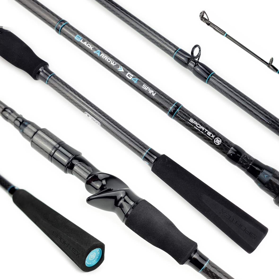 Lansetă Sportex Black Arrow G-4 Baitcast, 2.55m/25-119g, 2buc