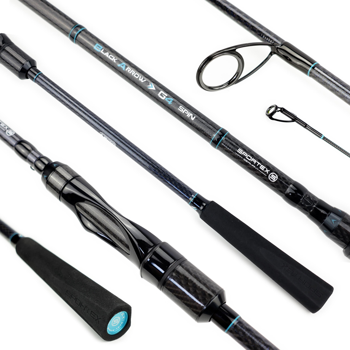 Lansetă Sportex Black Arrow G-4, 2.40m/3-19g, 2buc