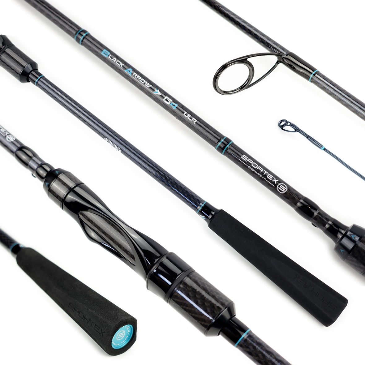 Lansetă Sportex Black Arrow G-4 ULR, 2.40m/0.5-7g, 2buc
