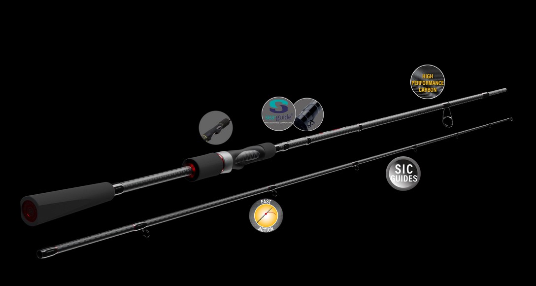 Lansetă Sportex Black Pearl Maxx, 2.40m/20g (13-31g), 2buc