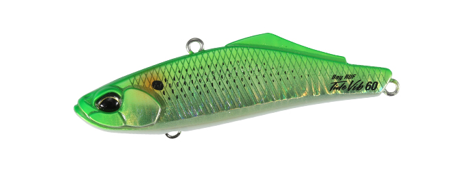 Vobler DUO Bay Ruf Tide Vib 60, CPA3512 Inakko Lime Chart, 6cm/9.6g