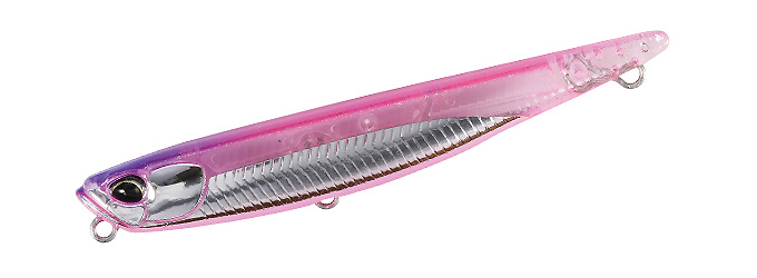 Vobler DUO Bayruf Manic Fish 77, CSH0632 UV Clear Pink Silver Flash II, 7.7cm/9g