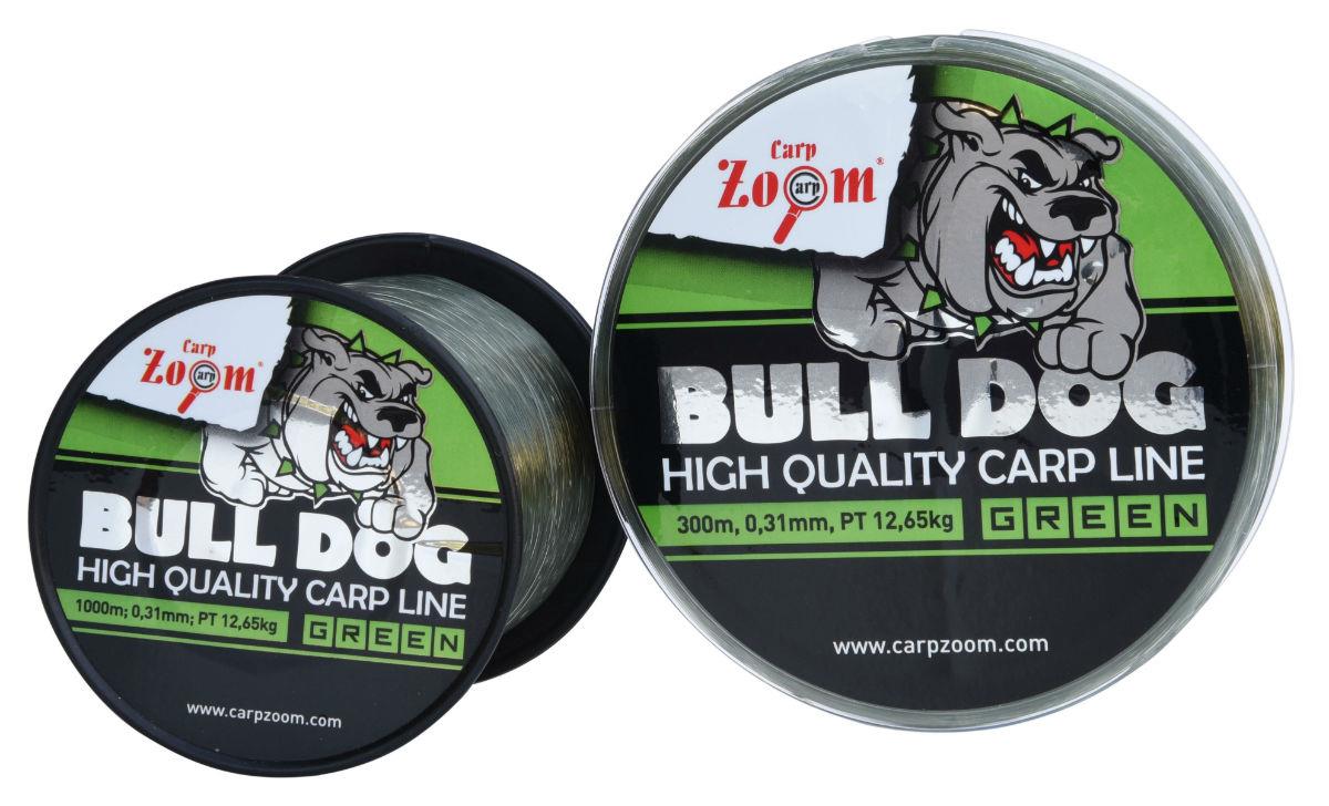 Fir monofilament Carp Zoom Bull-Dog, Dark Green, 0.28mm/10.75kg, 300m