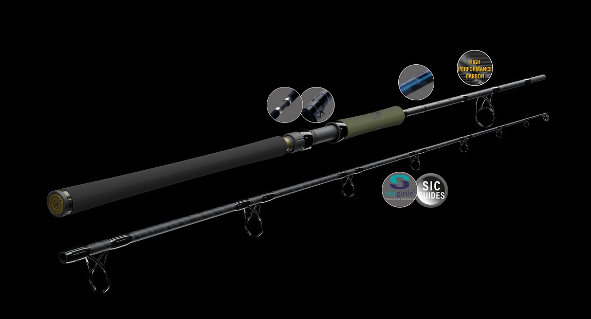 Lansetă Sportex Catfire CS-2 Lure Boat, 2.15m/20-100g, 2buc